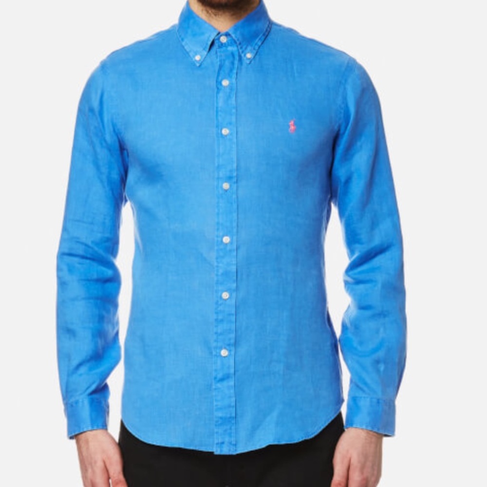 Polo Ralph Lauren Men's Linen Long Sleeve shirt